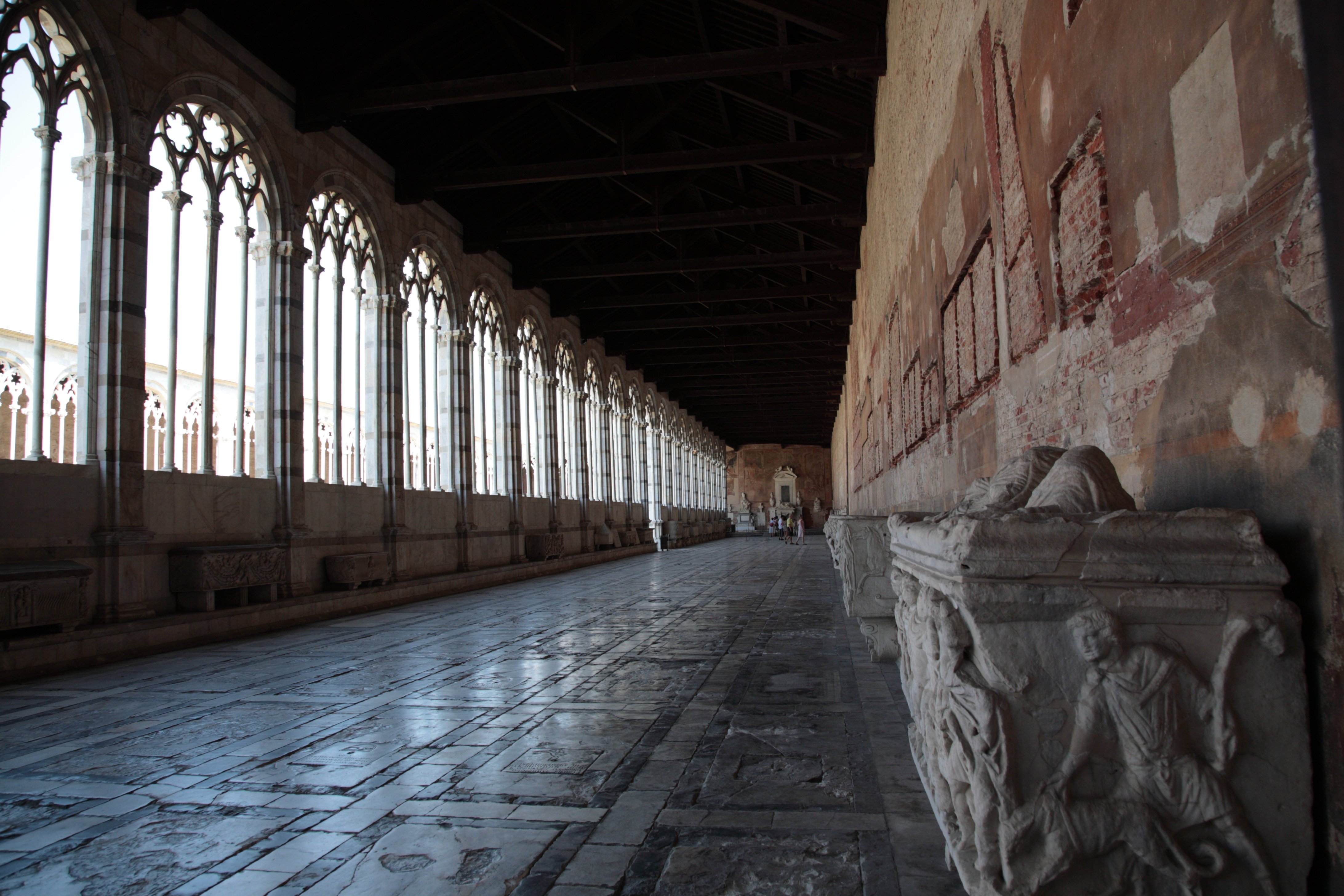 Pisa Cathedral porch, Pisa, Italy